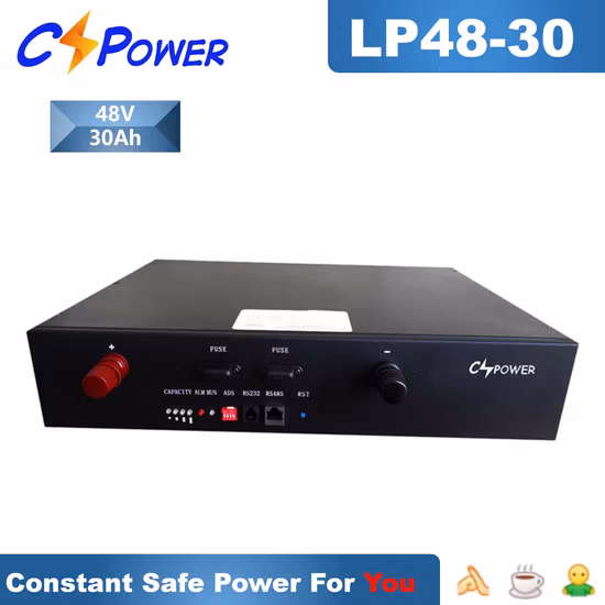 Cspower LiFePO4 Lithium 48V 20ah Telecomunicações/Bateria Solar