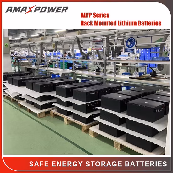 Bateria de fosfato de ferro de lítio 51,2V100ah 48V montada em rack de telecomunicações 15 paralela