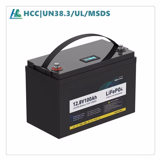 12 V/24 V/48 V 100ah/150ah/200ah/300ah/Bateria Solar de Lítio de Ciclo Profundo para Sistema Solar/Carrinho de Golfe/Bomba de Água/Telecom/Energia