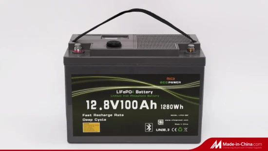 Preço de atacado LiFePO4 Bateria 12V 100ah Lithium Iron Phosphate Battery com Bluetooth APP Monitor RV/Golf Cart/Yacht/Marine Solar Storage Battery Pack